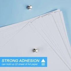 Aimant, 24PCS Magnet Métalliques Aimant Puissant 12x16mm - Aimants En Acier Inoxydable Aimants Frigo Pour Tableau D'affichage, Réfrigérateur Etc. - Avec Boîte De Rangement -Fispool Magasin 26310714 3