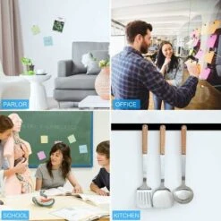 Aimant, 24PCS Magnet Métalliques Aimant Puissant 12x16mm - Aimants En Acier Inoxydable Aimants Frigo Pour Tableau D'affichage, Réfrigérateur Etc. - Avec Boîte De Rangement -Fispool Magasin 26310714 4