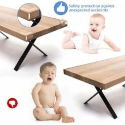 Ensemble De 12 Protections D'angle Pour Protéger La Sécurité Des Enfants, Protections D'angle Pour Tables Et Meubles, Protéger Les Bébés Et Les Enfants Contre Les Chocs, Forme En L -Fispool Magasin 26705917 4