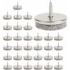 Patins Meubles - 32 Pack Patin De Chaise, 28mm Diameter Patin Chaise. Patin Meuble Ave Feutres épai De 5mm Sont Une Protection Idéale Du Pied De Chaise, Avec Une Installation Facile Par Vis -Fispool Magasin 26862430 1