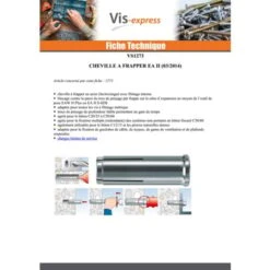 Cheville FRAPPER FISCHER EAII M10X40 Acier Zingué Blanc Conditionnement: 10 Pieces -Fispool Magasin 27136461 3