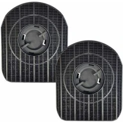 Lot De 2 Filtres à Charbon TYPE 200 (481281718522, CHF200) Hotte KITCHENAID, BAUKNECHT, IGNIS, SCHOLTES, WHIRLPOOL, ELICA