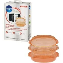 Plat Vapeur (2,5L), 34 X 22 Cm, SteamCook Pour Micro-ondes Whirlpool