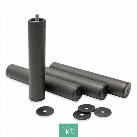 Pieds Ronds En Métal - Fil Métrique 10 (1 Cm) Paquets De 4 Unités De 25 Cm 6 Pieds Ronds En Métal - Fil Métrique 10 (1 Cm) Paquets De 4 Unités De 25 Cm – Image 4