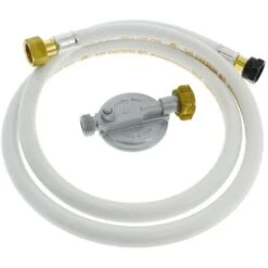 Tuyau Gaz Butane Avec Detendeur 1m50 Validité 10 Ans Pour Barbecue,Cuisiniere, Plaque De Cuisson ... 90140 Pour Cuisinière