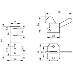 THIRARD - Loqueteau Pour Porte De Placard Et Armoire, Zingué -Fispool Magasin 29700786 3