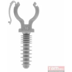 Ram SACH 10 CLIPEO GRIS SIMPLE 20 Mm