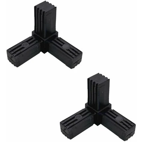 2x Connecteur De Tube Carré A = 20mm 3 Voies En Y Plastique 20x20 étagère 3 2x Connecteur De Tube Carré A = 20mm 3 Voies En Y Plastique 20x20 étagère