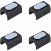 4x Embout Plastique 16 - 17mm Patin Teflon PTFE Rectangulaire Chaise Meuble Guide Pied Rond -Fispool Magasin 31440174 1