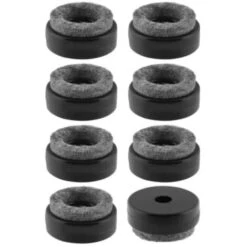 8x Patin Glisseur Feutre Pied Chaise Meuble Plastique 25 Mm M5 M6 Rondelle à Visser