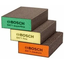 Bosch 2608621253&nbsp;éponge Abrasive Lot&nbsp;&ndash;&nbsp;Bleu (3&nbsp;Pièces)