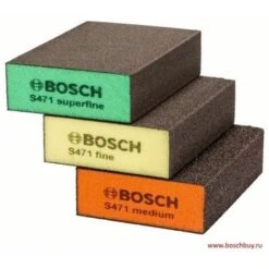 Bosch 2608621253&nbsp;éponge Abrasive Lot&nbsp;&ndash;&nbsp;Bleu (3&nbsp;Pièces) -Fispool Magasin 32300109 4