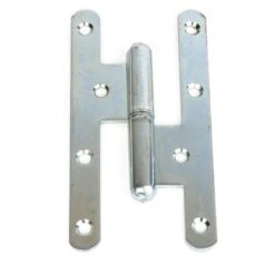 Paumelle Porte Bois "KLOSE Besser" - Zinguée - 110 X 55 Mm Gauche