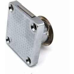 AIDUCHO Lot De 4 Serrures De Placard Et Tiroir Avec 2 Clés, Cylindre De Serrure De Meuble, Serrure à Came En Alliage De Zinc Pour Porte, Armoire, Tiroir, Boîte Aux Lettres (22 Mm) -Fispool Magasin 32752963 4