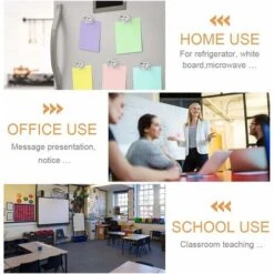 AIDUCHO Aimants En Néodyme 12 Pièces, Petits Aimants N52 Pour Tableau Magnétique, Tableau Blanc, Tableau D'affichage - Mini Aimants 12 X 16 Mm -Fispool Magasin 32753040 3