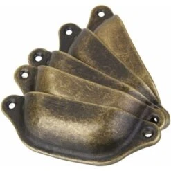 Lot De 10 Poignée Bouton De Porte Décoration Pour Meuble Tiroir Laiton Antique -Fispool Magasin 32753069 4