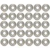 AIDUCHO 30pcs 608ZZ Roulements à Billes,Métal Double Blindage Roulements Speed Bearings Roulements à Billes De Qualité Pour Roller,Skateboard,Longboard,Waveboard/8 X 22 X 7mm -Fispool Magasin 32753210 1