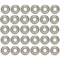 AIDUCHO 30pcs 608ZZ Roulements à Billes,Métal Double Blindage Roulements Speed Bearings Roulements à Billes De Qualité Pour Roller,Skateboard,Longboard,Waveboard/8 X 22 X 7mm