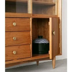 Boutons De Meuble En Laiton Brossé, Boutons De Tiroir De Commode En Or, Pour Armoires, Placards, Salle, Bain Et Cuisine, Lot De 10 (28mm Champignon) -Fispool Magasin 32753461 3