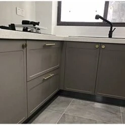 Boutons De Meuble En Laiton Brossé, Boutons De Tiroir De Commode En Or, Pour Armoires, Placards, Salle, Bain Et Cuisine, Lot De 10 (28mm Champignon) -Fispool Magasin 32753461 5