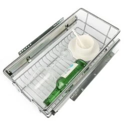 2 Tiroirs De Rangement Téléscopiques - Lot De 2 Tiroirs, Tiroirs Coulissants Cuisine, Paniers Coulissants Cuisine - 30 Cm -Fispool Magasin 33017243 3