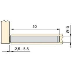 Fermeture Réglable Push Latch à Pression (10 Unit) - Talla Amortisseur -Fispool Magasin 3481651 3