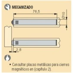 Fermeture Push Latch à Pression (10 Unit) - Talla Magnétique 3'5Kg. 7 Fermeture Push Latch à Pression (10 Unit) - Talla Magnétique 3'5Kg. -Fispool Magasin 3481676 3