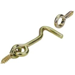 HETTICH Lot De 4 Crochets De Contrevent Acier HETTICH, L.37 X L.16 Mm