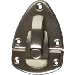 2 Fermetures De Valise Acier Nickelé 50mm