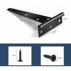 Kueatily Charnières En T 6 PCS, Robuste Noirs Charnières, Charnière Porte Lourde Capacité De Poids 25kg, Charnières Pliables Avec 42PCS De Vis Charnières Robustes Pour Portes,Fenêtres,Abris De Jardin 9 Kueatily Charnières En T 6 PCS, Robuste Noirs Charnières, Charnière Porte Lourde Capacité De Poids 25kg, Charnières Pliables Avec 42PCS De Vis Charnières Robustes Pour Portes,Fenêtres,Abris De Jardin -Fispool Magasin 37416281 3