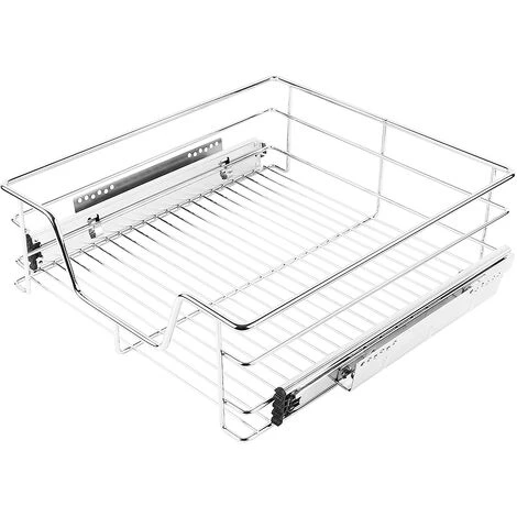 YONGQING®Telescopic Drawer Storage Basket 60cm Pour Placard Ou Cabinet De Cuisine 3 YONGQING®Telescopic Drawer Storage Basket 60cm Pour Placard Ou Cabinet De Cuisine