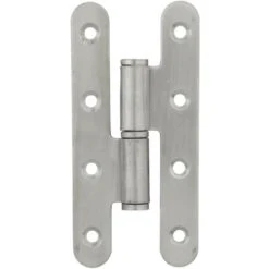 THIRARD - Paumelle De Paris Porte D'entrée / D'intérieur, 110x55x2.5mm, Inox, Gauche