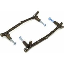 4 Pièces En Alliage De Zinc Armoire Décorative Armoire Porte Tiroir Brindille Boutons De Branche Tire Poignées Pour Meubles (bronze) -Fispool Magasin 39012991 3