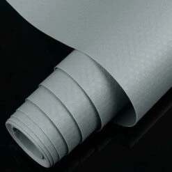 Tapis Fond De Tiroir, Gris Antiderapant Non-adhésif DIY Tapis De Refrigerateur Placard Etagere Frigo, EVA Plastique Protection Pour Sous Evier Cuisine 0.45Ṫ1.5m