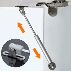 4 Vérins à Gaz Bras Pneumatique Verin Meuble Cuisine Hydraulique Pour Levage De Porte Armoire Meuble (150N) -Fispool Magasin 40003671 4