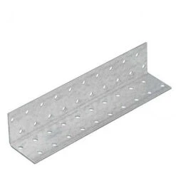Équerre Perforée Galvanisée - 40 X 40 X 200 X 2,0 Mm