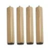 Pieds Lit 30 7 Cm Vernis Naturel (lot De 4) Pour Sommier Tapissier / Sommier Cadre Bois Vis M8 Support Collé Fabriqués En France AUCH Original -Fispool Magasin 43900802 1