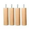 Pieds Lit 20 6 Cm Vernis Naturel (lot De 5) Pour Sommier Cadre METAL Vis M8 Longues: 4,5 Cm Avec écrous Fournis à Visser Fabriqués En France 3JDJ Original
