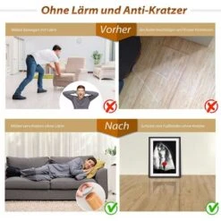 Patin Meuble,patin Feutre,Triomphe 2 Rouleau Feutrine Autocollante (100 X 10cm Et 100 X 2cm),tampon Patin Chaise,patins Glisseurs Pour Meubles Et Votre Plancher En Bois,patins Pour Meubles Et Votre Pl -Fispool Magasin 44193375 3