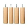 Pieds Lit 35 7 Cm Vernis Naturel (lot De 4) Pour Sommier Cadre METAL Vis M8 Longues: 4,5 Cm Avec écrous Fournis à Visser Fabriqués En France 3JDJ Original -Fispool Magasin 44260056 1