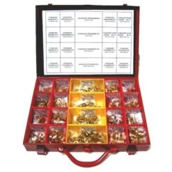 Mallette BOIS De 746 Bagues Laiton - MALBP002