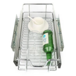 DAZHOM 2x Tiroir Télescopique Tiroir De Cuisine Tiroir Coulissant Pour Placard 30 Cm -Fispool Magasin 45739437 3