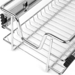 DAZHOM 2x Tiroir Télescopique Tiroir De Cuisine Tiroir Coulissant Pour Placard 30 Cm -Fispool Magasin 45739437 4