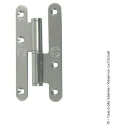 Paumelle Bois Bouts Ronds Droite - 70x140