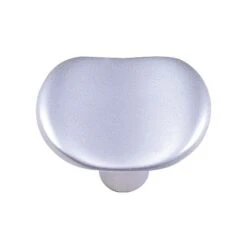 CHRISLIGNE Bouton De Meuble Champignon, Zamak Chromé