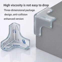 Protection Coin De Table, 20pcs Protecteurs De Coin Transparent,Protections D'Angles, Anti-Chocs Protege De Coins Pour Tables Et Tout Meubles Pointus Pour Enfants Et Bébés -Fispool Magasin 47882133 4