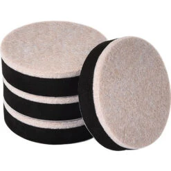 Rehausseurs De Fontainebleau Meubles Table Pied 4 Pièces Diamètre : 63,5 Mm Hauteur : 16,5 Mm Rehausseurs De Lit Peut être Utilisé En Piles Hauteur Accrue Silencieux Et Résistance à L'usure