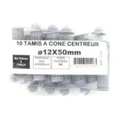Pack De 10 Tamis à Cone Centreur BATIFIX Diamètre 12 X 50mm