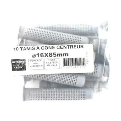 Pack De 10 Tamis à Cone Centreur BATIFIX Diamètre 16 X 85mm 3 Pack De 10 Tamis à Cone Centreur BATIFIX Diamètre 16 X 85mm