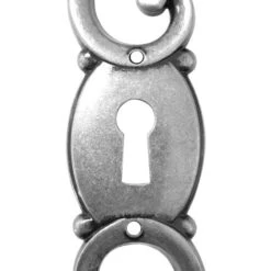 Entrée De Clé Coq Main Droite Argenté Zamak 190mm Vieux Fer Vintage Rustique Antique Meuble Ancien Porte Clef Tiroir -Fispool Magasin 50754739 4